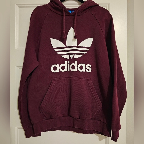 Adidas Men's Hooded Sweatshirt sz large - Picture 1 of 3